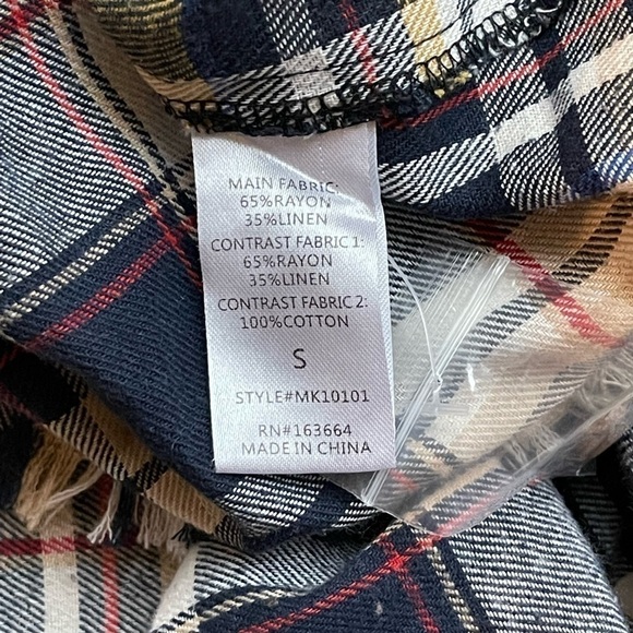 Plaid Swing Shirt w/Full Sleeves - Picture 5 of 5